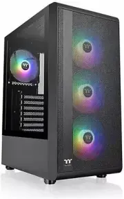 S200 plus TG ARGB Mid Tower Computer Chassis; 4 X 120Mm ARGB Fans Pre-Installed;