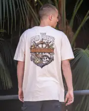 [The Mad Hueys] The Mad Hueys Men's Shipwrecked Captain T-Shirt in Cement Grey Size XL XL Cement Grey