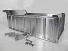 New Custom Aluminum Dump Bed Tipper Conversion Kit Tamiya 1/14 King Grand Hauler