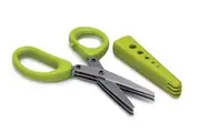 Herb Scissors With Seath (Green) - 6.1x14.2x1.4cm