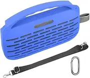 [JOYSOG] Soundlink Flex 2 Silicone Sleeve, Portable Carry Bag for Bose SoundLink Flex 2nd Gen Speaker Protective Replacement Cover (Blue)