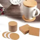 Cup Pad Cork Coaster 10Pcs Accessory Backing Sheet Coffee Cork Mat DIY
