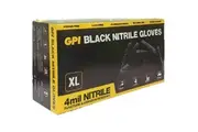 GPI Black Nitrile Gloves 4mil
