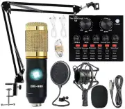 Professional Podcasting Kit: BM-800 Mic, Voice Changer & Streaming Essentials