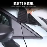 For Fiat 500 2016-23 Dry Carbon Car Side Mirror Triangle Base Trim Styling Cover
