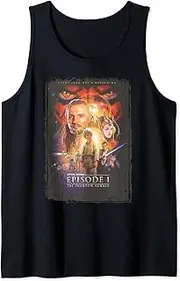 [STAR WARS] The Phantom Menace Distressed Poster Tank Top