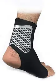 Ankle Compression Brace Wraps for Sport Protect, Ankle Sprain, Ankle Support Sleeve,Stable Ligament, Plantar Fasciitis, Eases Swelling, Heel Spurs, Injury Recovery, Joint Pain and More (Black, M)