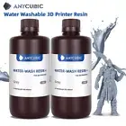 ANYCUBIC Water Washable Resin+ Low Shrinkage UV-Curing Resin for 3D Printers Lot