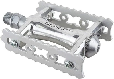 Sunlite Track Sport Pedals, Silver/Silver