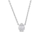 Rina Limor 14K 0.14 ct. tw. Diamond Necklace