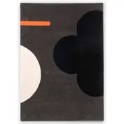Orla Kiely Geo Flower Rug - Graphite - 230 x 160cm