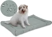 Oxford Ripstop Waterproof Dog Bed, 30inch, Gray, Metal Dog Crates