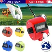 Mechanical Hand Tally Number Counter Click Clicker 4 Digit Counting Manual OD