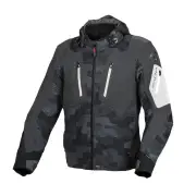Angle Textile Waterproof Jacket Black Gray