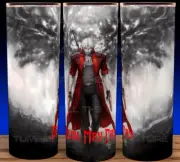 Devil May Cry Anime - Dante with Dual Pistols Cup Mug Tumbler 20oz