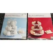 Set Of 2 Cardboard Cupcake Stands New In Box