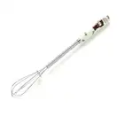 HG (Blue)Stainless Steel Egg Whisk Mixer Cartoon Ceramic Handle Hand Eggs Beater