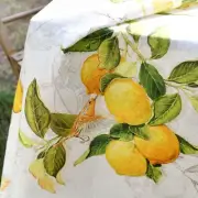 Limoncello Tablecloth - 140 x 170 - 100% Linen Made in Italy