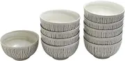 Castle Enterprise Chodokusa White [Your Favorite Bowl (Small)], Set of 10, Makes Your Dishes Shine Out! Recommended Series by Well-Established Teishoku Restaurants