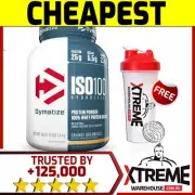 DYMATIZE ISO 100 3LB // WPI WHEY ISOLATE HYDROLYZED