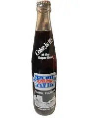 1984 Vintage NFL Super Bowl XVIII Unopened Coke Coca-Cola 10 Oz Glass Bottle