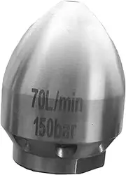 Pressure Washer Sewer Jetter Nozzle for Drainage Ditch Pipe Heavy Dirty C