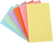 Operitacx Enhanced Writing Space Ruled Index Cards 300pcs Study Cards Coding Portable Memo Pad