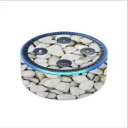 Skin Decal for Amazon Echo Dot (2nd gen) / White Rocks