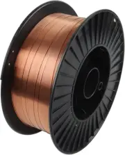 Hilo MIG ER70S-6 de acero suave 0.035", 33 lb, bajo salpicado, soldadura gas