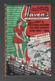 Vintage Sales Catalog 1949 HAVEN'S OF CALIFORNIA Sports Bicycles Toys Car Camera