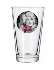 Dolly Parton - Country - Pop - 16oz Pint Beer Glass Barware Seltzer Tea Cocktail