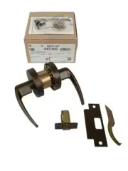 Yale 4601LN 613E Monreo Cylindrical Door Passage Or Closet Lever Set Non Keyed