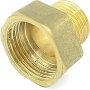 uxcell Hydraulic 1/2"PT Male to 3/4"PT Female Thread Pipe Hex Reducing Bushing Adapter
