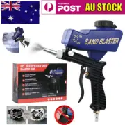 Portable Pneumatic Air Sandblasting Gun Handheld Antirust Abrasive Sand Blasters