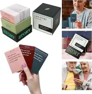 150pcs Life Story Interview Kit Cards Tales Life Interview Kit for Family Game