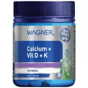 Wagner Calcium + Vitamin D + K 100 Tablets