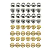 24Pcs Metal Pin Backs Locking Pin Keepers for Hat Lapel Pins Uniform Badges