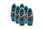 6 x Rexona Men Motion Activated Invisible + Antibacterial Deodorant Roll On 45mL