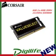 Corsair 8GB (1x8GB) DDR4 SODIMM 2133MHz C15 1.2V 260pin Memory RAM