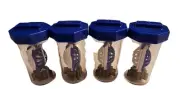 4 pack *NEW* Clear Care Contact Lens Solution Cases w/Neutralizing Disc Baskets