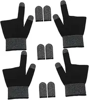 JOINPAYA Ultra-Thin Mobile Gaming Gloves Graphene Touchscreen Finger Sleeves for Gamers