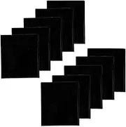 DJAPWPX 10 Pcs Magnetic Picture Frames Nail-free Magnetic Picture Pockets Compatible for Fujifilm Instax Wide 300 Film Glue-free Photo Holder for Fridge(black)