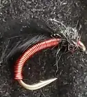 FLY FISHING FLIES BEAD HEAD SIZE 12 NYMPH CDC RED BRASSIE