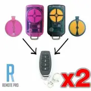 2 x ATA PTX5 PTX-5 v1 TrioCode/Tricode GDO Gate/Garage Door Remote Control