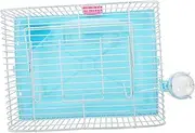 1Set Portable Hamster Cage with Running Wheel Safe and Durable Carrier for Hamsters Hedgehogs and Animals for Home Outdoor Travel