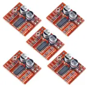 Aideepen 5pcs Dual H-Bridge DC Stepper 1.5A 2 Way DC Motor Driver Module Repl...