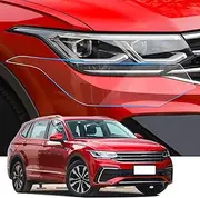Car Headlight Protection Film for VW Tiguan 2022 2023 Auto Accessories Lucency Vinyl Exterior Decoration Self Adhesive Sheet Sticker Cover Tint Tail Light