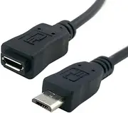 ChenYang 50cm Full Pin Connected Micro USB 2.0 Type 5Pin Male to Female Cable for Tablet & Phone & MHL & OTG Extension