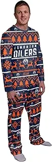 NHL Winter Xmas Pajama Set - Edmonton Oilers - L