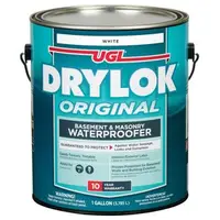 在飛比找特力屋線上購物優惠-美國UGL DRYLOK 10年水性正負水壓防水塗料 白色 
